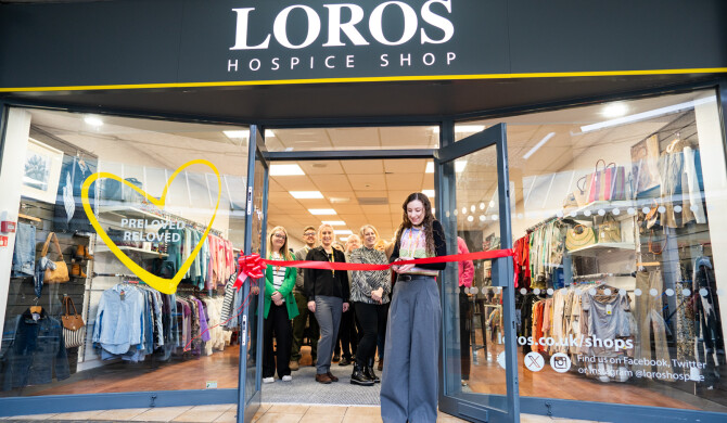 New LOROS charity shop in Beaumont Leys shopping centre